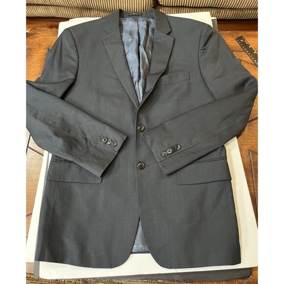 John Varvatos Navy Blue Men's Size‎ 40S Blazer Sportcoat Wool - Picture 11 of 11